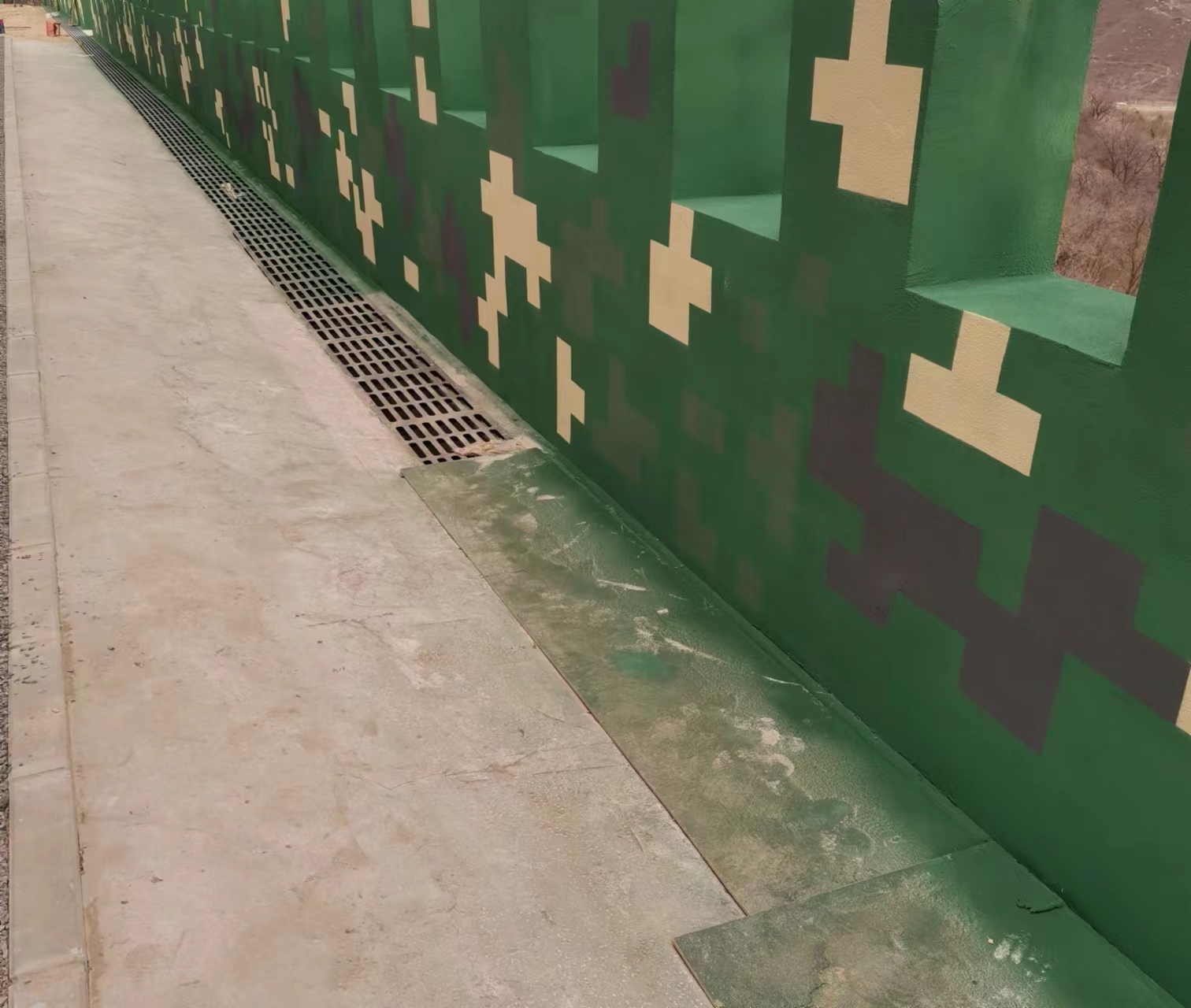 榆林围墙迷彩喷涂,数迷彩漆