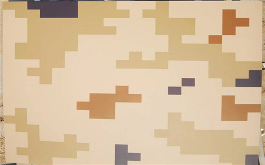 榆林荒漠迷彩漆喷涂